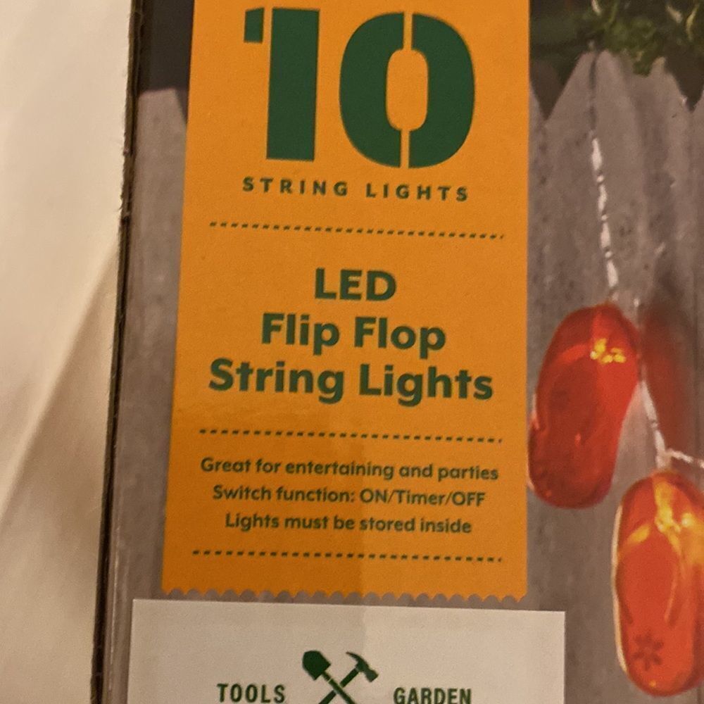 Flip flop -Ground 2 Grow 10 string lights - 4 feet - Picture 3 of 6